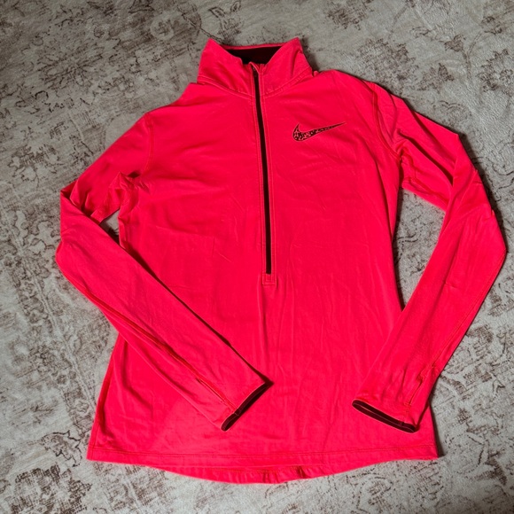 Nike Tops - Nike Vibrant Pink Half-Zip Top